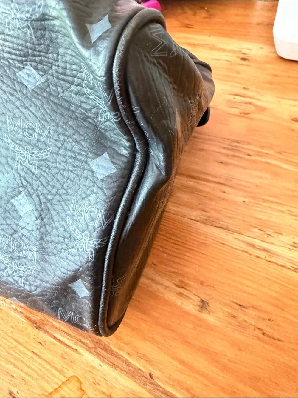 MCM monogram satchel Rare